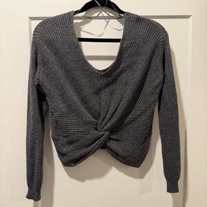 Dynamite Charcoal Sweater